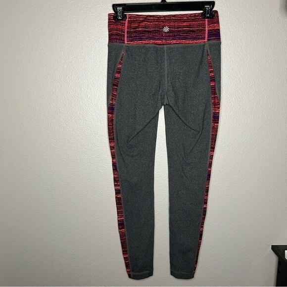 Athleta Retreat Revelation gray athletic high waist leggings women’s size small - Picture 3 of 6